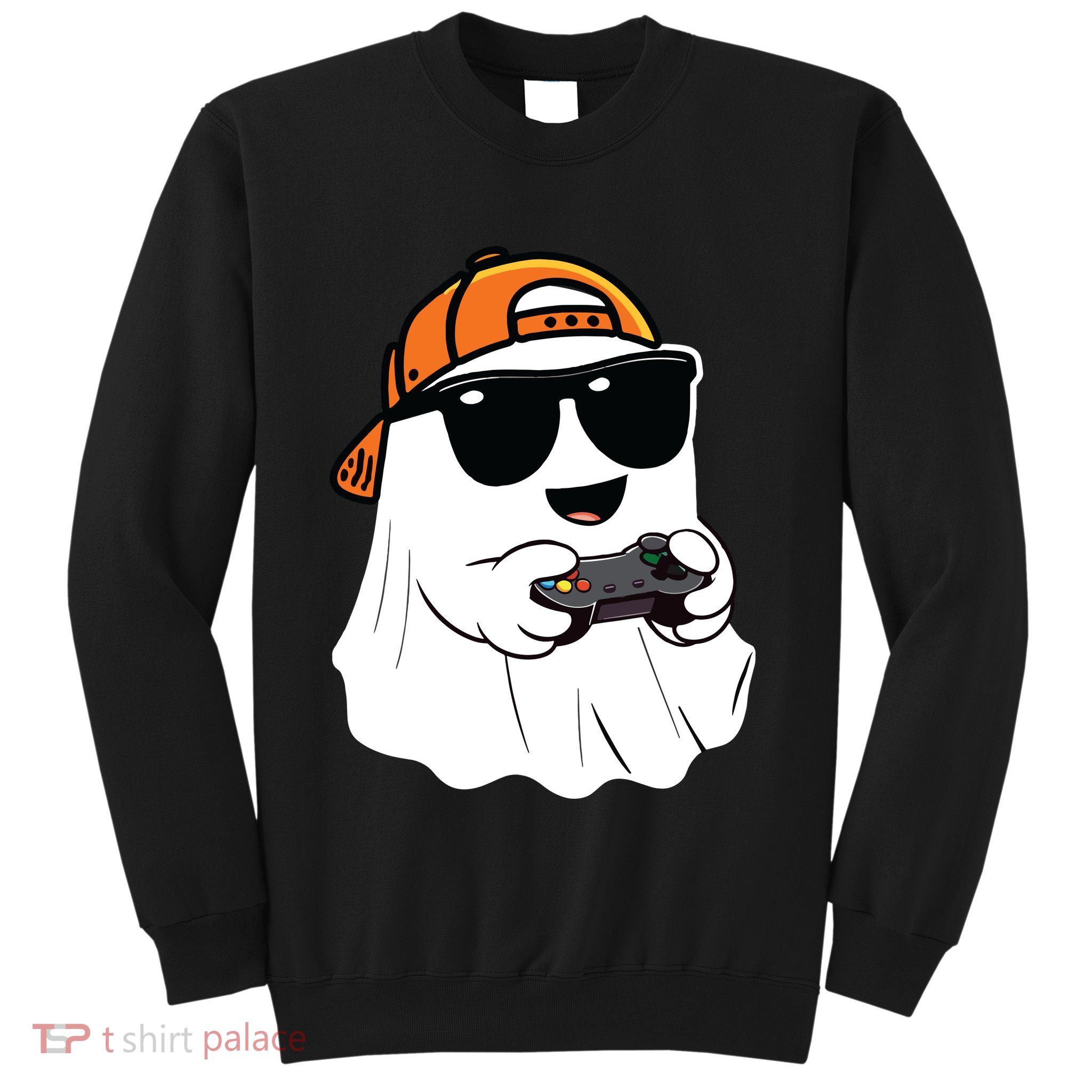 Halloween Ghost Gamer Scary Costume Gaming Sweatshirt