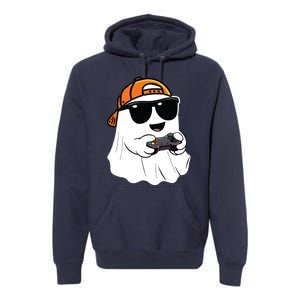 Halloween Ghost Gamer Scary Costume Gaming Premium Hoodie