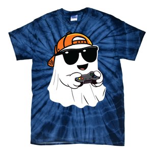 Halloween Ghost Gamer Scary Costume Gaming Tie-Dye T-Shirt