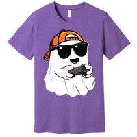 Halloween Ghost Gamer Scary Costume Gaming Premium T-Shirt