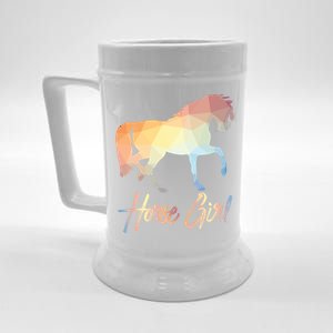 Horse Great Gift Funny Gift ~ Horseback Racing Riding Lover Gift Beer Stein