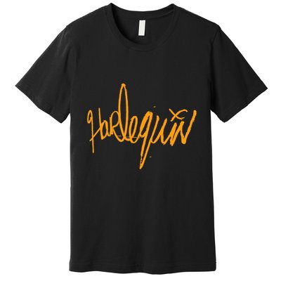 Harlequin Gag Gaga Graphic Joke Premium T-Shirt