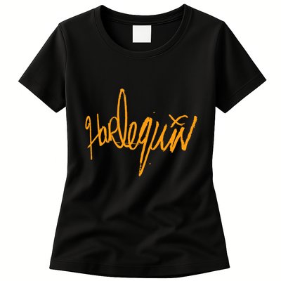 Harlequin Gag Gaga Graphic Joke Womens T-Shirt