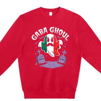 Halloween Graveyard Gaba Ghoul Ghost Premium Crewneck Sweatshirt