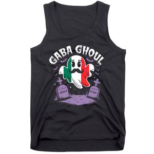 Halloween Graveyard Gaba Ghoul Ghost Funny Italian Gabagool Tank Top