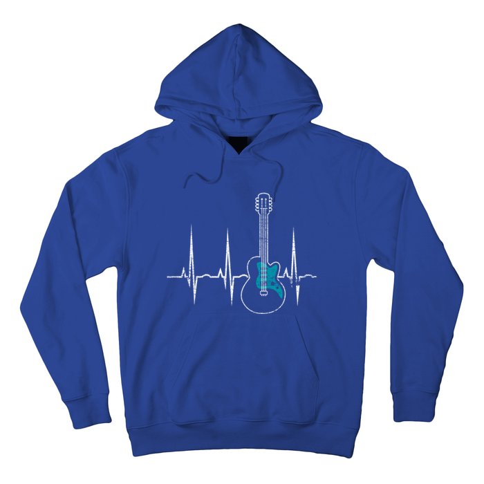 Heartbeat Guitarist Guitar Gift Hoodie