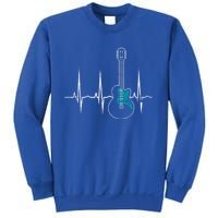 Heartbeat Guitarist Guitar Gift Sweatshirt