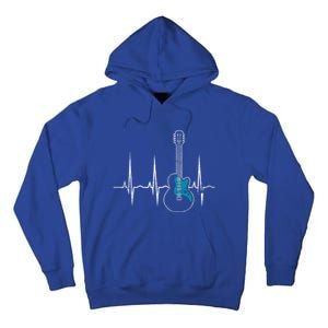 Heartbeat Guitarist Guitar Gift Tall Hoodie