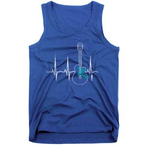 Heartbeat Guitarist Guitar Gift Tank Top