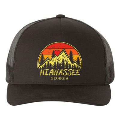 Hiawassee Georgia Ga Mountains Hike Hiking Souvenir Yupoong Adult 5-Panel Trucker Hat