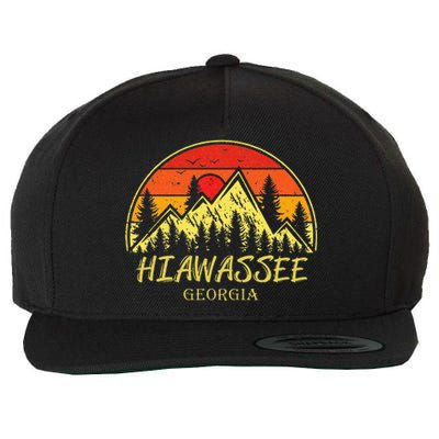 Hiawassee Georgia Ga Mountains Hike Hiking Souvenir Wool Snapback Cap