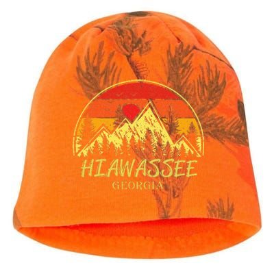 Hiawassee Georgia Ga Mountains Hike Hiking Souvenir Kati - Camo Knit Beanie