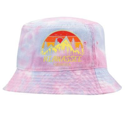 Hiawassee Georgia Ga Mountains Hike Hiking Souvenir Tie-Dyed Bucket Hat