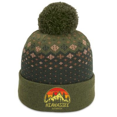 Hiawassee Georgia Ga Mountains Hike Hiking Souvenir The Baniff Cuffed Pom Beanie