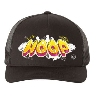 Hoop Graffiti Gift For Basketball Player Streetball Fan Yupoong Adult 5-Panel Trucker Hat