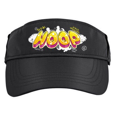 Hoop Graffiti Gift For Basketball Player Streetball Fan Adult Drive Performance Visor
