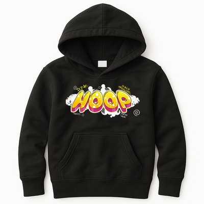 Hoop Graffiti Gift For Basketball Player Streetball Fan Kids Hoodie