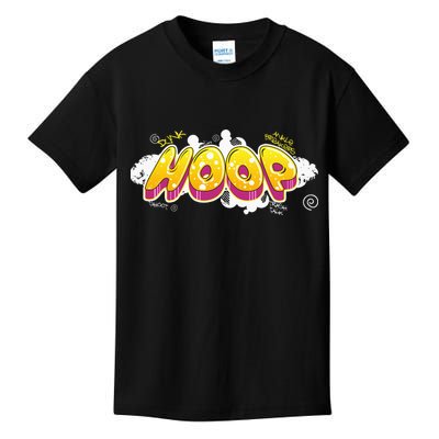 Hoop Graffiti Gift For Basketball Player Streetball Fan Kids T-Shirt