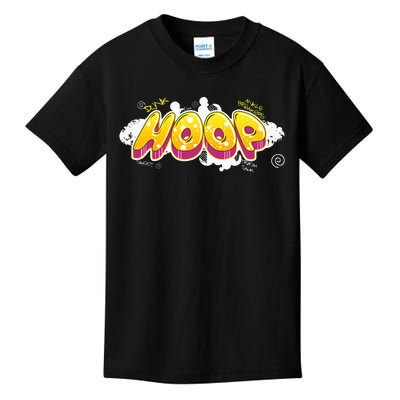 Hoop Graffiti Gift For Basketball Player Streetball Fan Kids T-Shirt