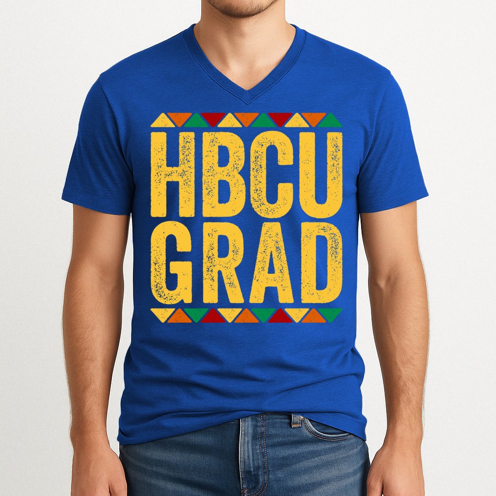 Hbcu Grad Gift Historical Black College Alumni Gift V-Neck T-Shirt