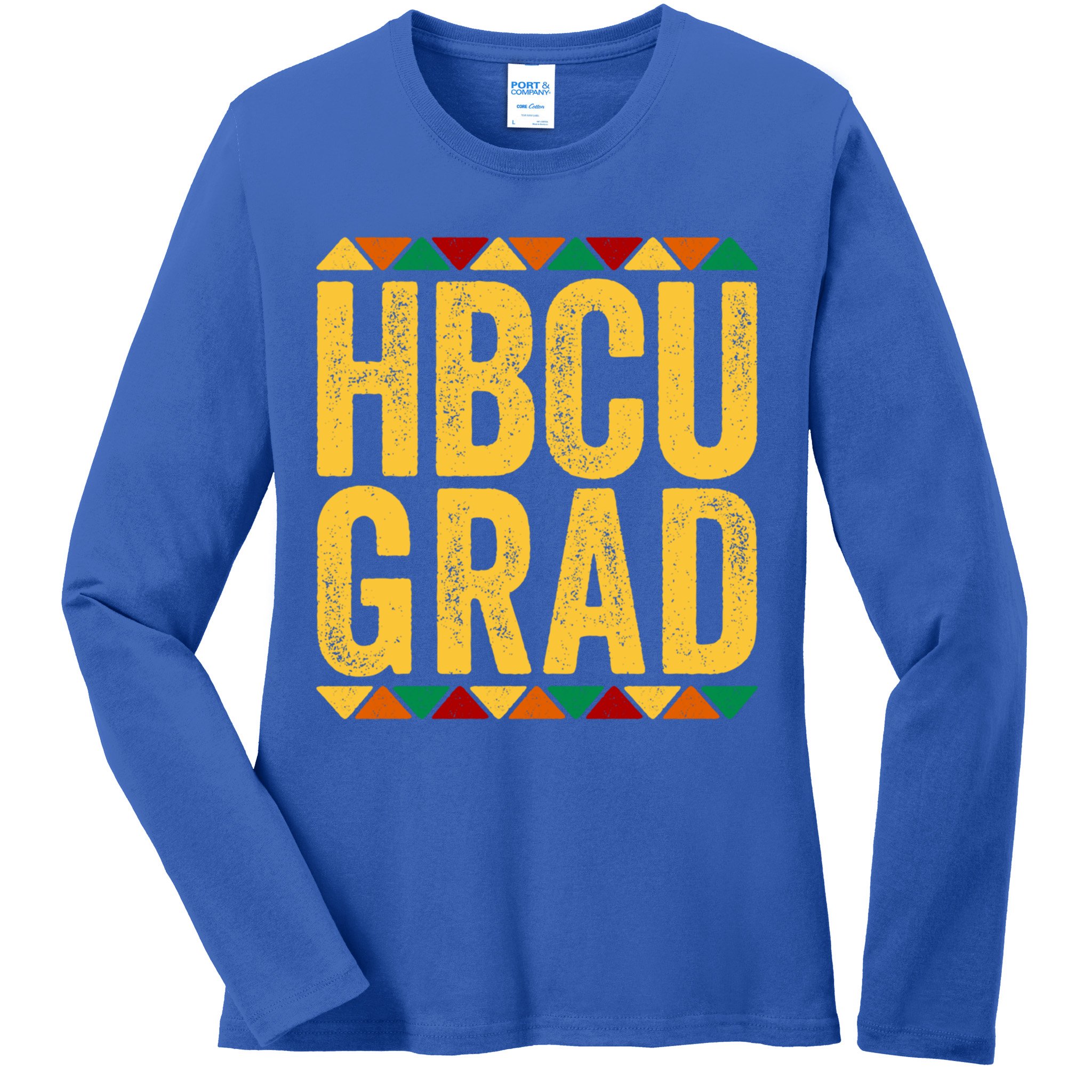 Hbcu Grad Gift Historical Black College Alumni Gift Ladies Long Sleeve Shirt