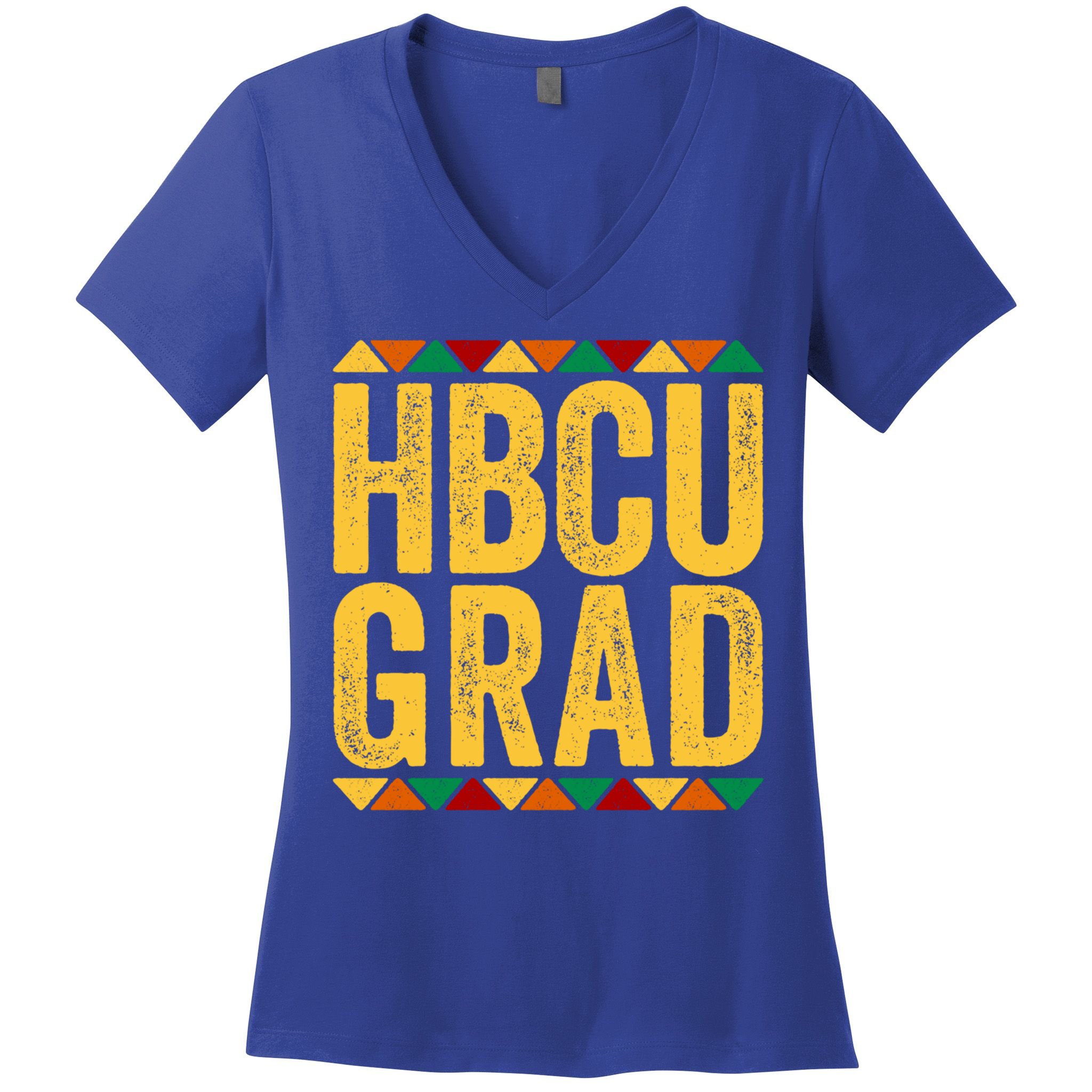Hbcu Grad Gift Historical Black College Alumni Gift Women's V-Neck T-Shirt