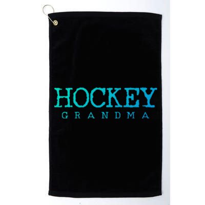 Hockey Grandma Gift Platinum Collection Golf Towel