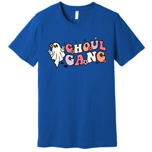 Halloween Ghoul Gang Groovy Hey Boo Pumpkin Boo Crew Funny Gift Premium T-Shirt