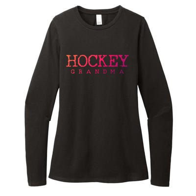 Hockey Grandma Gift Womens CVC Long Sleeve Shirt