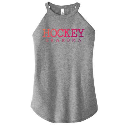 Hockey Grandma Gift Women’s Perfect Tri Rocker Tank