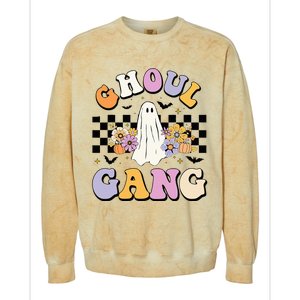 Halloween Ghoul Gang Groovy Hey Boo Pumpkin Boo Crew Funny  Colorblast Crewneck Sweatshirt