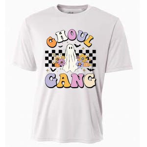 Halloween Ghoul Gang Groovy Hey Boo Pumpkin Boo Crew Funny  Cooling Performance Crew T-Shirt