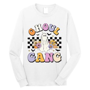 Halloween Ghoul Gang Groovy Hey Boo Pumpkin Boo Crew Funny  Long Sleeve Shirt