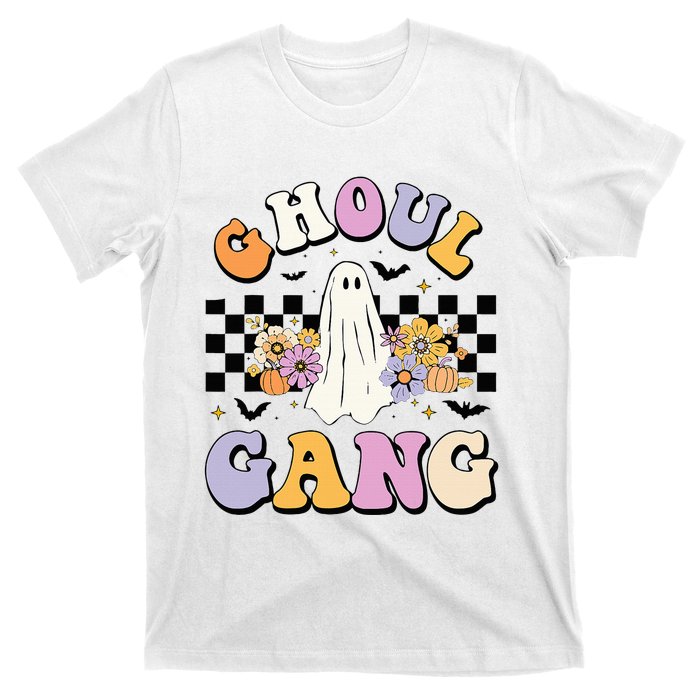 Halloween Ghoul Gang Groovy Hey Boo Pumpkin Boo Crew Funny  T-Shirt