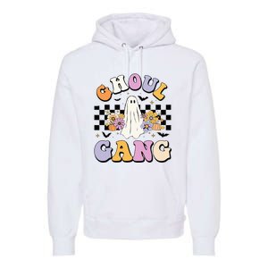 Halloween Ghoul Gang Groovy Hey Boo Pumpkin Boo Crew Funny  Premium Hoodie