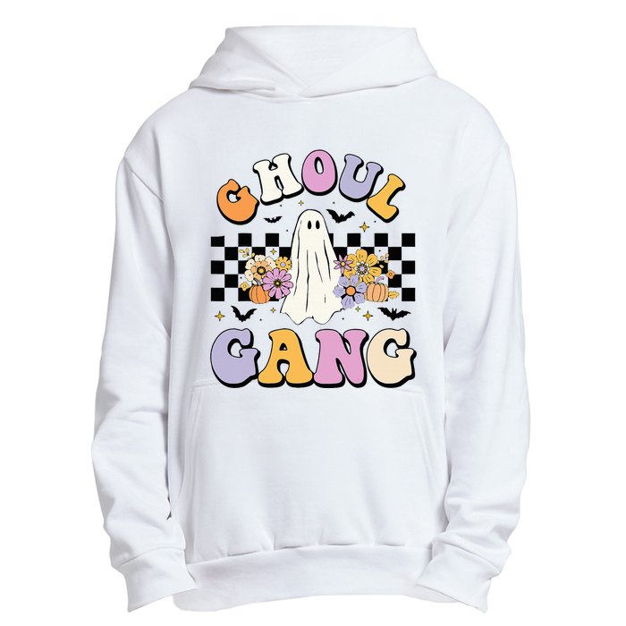 Halloween Ghoul Gang Groovy Hey Boo Pumpkin Boo Crew Funny  Urban Pullover Hoodie