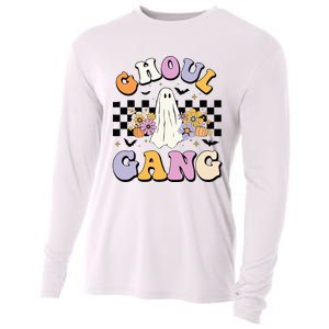 Halloween Ghoul Gang Groovy Hey Boo Pumpkin Boo Crew Funny  Cooling Performance Long Sleeve Crew