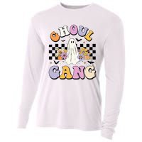 Halloween Ghoul Gang Groovy Hey Boo Pumpkin Boo Crew Funny  Cooling Performance Long Sleeve Crew