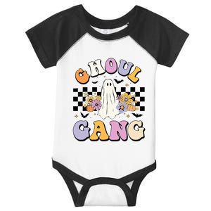 Halloween Ghoul Gang Groovy Hey Boo Pumpkin Boo Crew Funny  Infant Baby Jersey Bodysuit