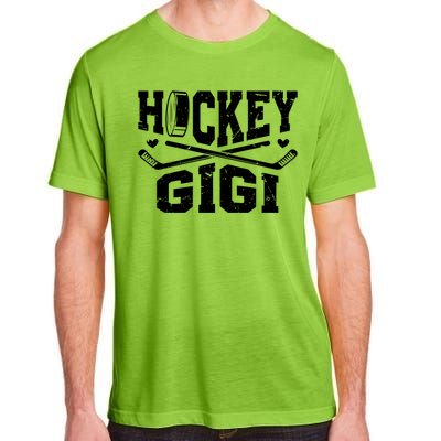 Hockey Gigi Grandma Gigi Of A Hockey Player Gigi Gift Adult ChromaSoft Performance T-Shirt