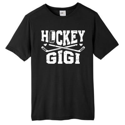 Hockey Gigi Grandma Gigi Of A Hockey Player Gigi Gift Tall Fusion ChromaSoft Performance T-Shirt