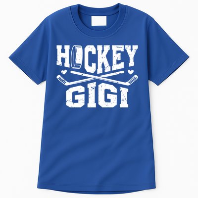 Hockey Gigi Grandma Gigi Of A Hockey Player Gigi Gift Tall T-Shirt