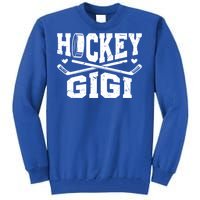 Hockey Gigi Grandma Gigi Of A Hockey Player Gigi Gift Tall Sweatshirt