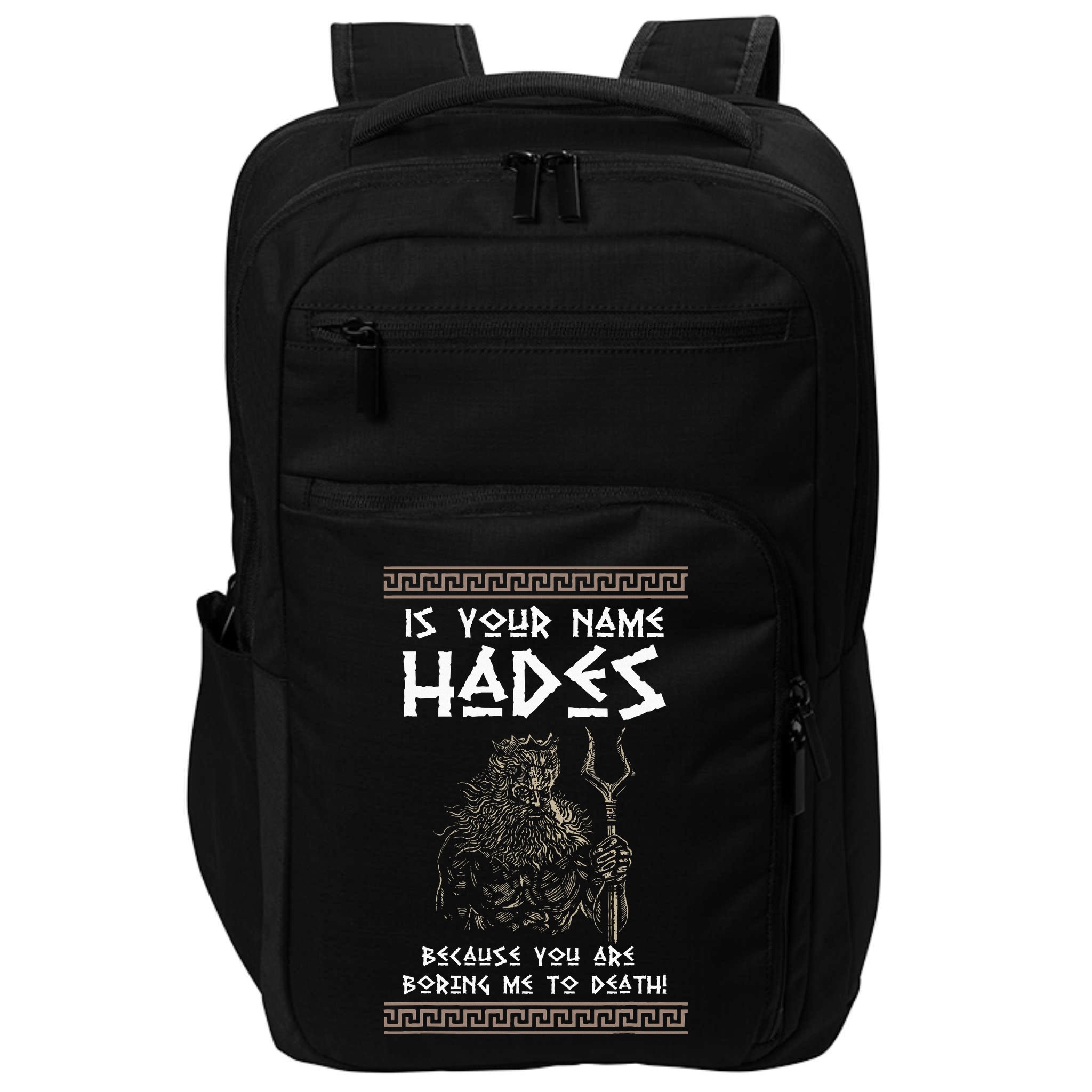 Hades Greek God And Ancient Greek Mythology History Buff Impact Tech Backpack