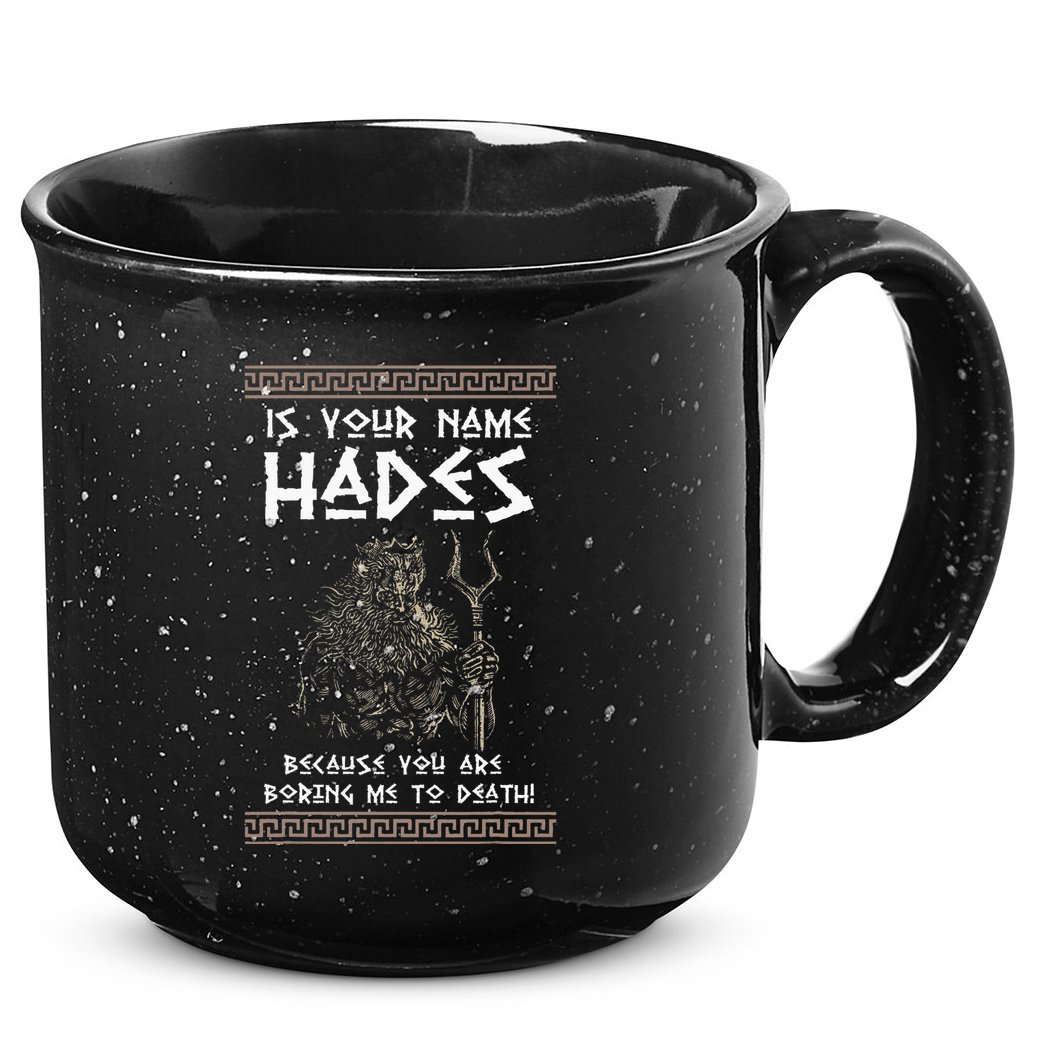 Hades Greek God And Ancient Greek Mythology History Buff 15oz Campfire Ceramic Mug