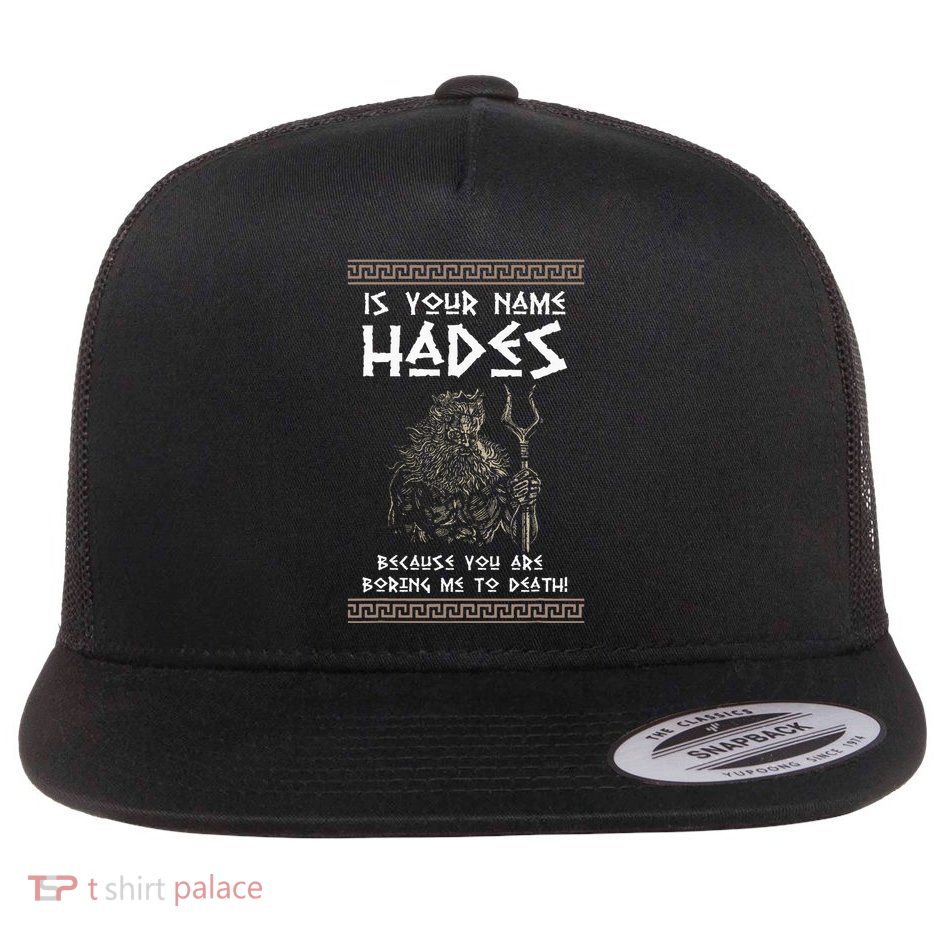 Hades Greek God And Ancient Greek Mythology History Buff Flatbill Hat