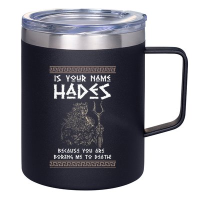 Hades Greek God And Ancient Greek Mythology History Buff 12oz Stainless Steel Coffee Mug
