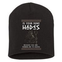 Hades Greek God And Ancient Greek Mythology History Buff Short Acrylic Beanie