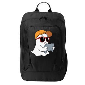 Halloween Ghost Gamer Scary Costume Gaming Gift City Backpack