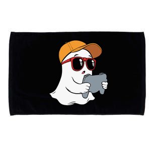 Halloween Ghost Gamer Scary Costume Gaming Gift Microfiber Hand Towel